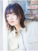 ミディアムワイドバンクレイヤーカットハイレイヤーブリーチなし