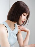 ☆ぱっつん前髪薄めバング長めバング切りっぱなしボブミニボブ