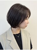 髪質改善ひし形ショートボブ