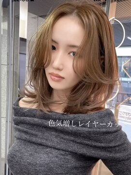 ラキング ギンザ トウキョウ(LAKING GINZA) くびれヘア/アプリコットオレンジ/夏/ハイライトカラー[銀座駅]