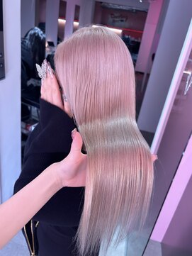 ダズリングディア(Dazzling Deer) ミルクティ/ミルクティベージュ／ハイトーン/ストレート／学割