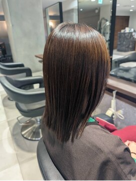 アース 国立店(HAIR&MAKE EARTH) 髪質改善艶髪ストレート
