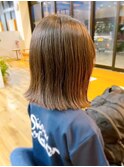 切りっぱなしボブ【松山美容室】
