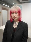 ココアベージュ/クラゲヘアー/オリーブグレー/小顔/黒髪/栄