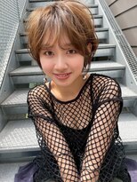 サンドパールス 仙台店(sand PALCE)&nbsp;髪質改善/大人ガーリー/似合わせカット/ショートボブ前髪/仙台