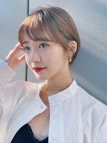 シンス 銀座(since)&nbsp;小顔似合わせカット/ショートボブ/グレージュカラー【銀座駅】