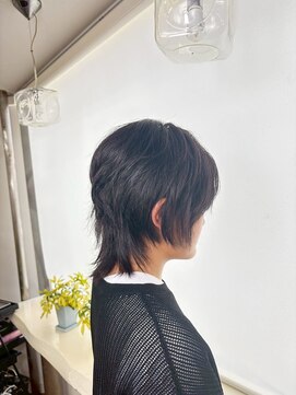 ヘアメイク フィリックス 板宿店(HAIR MAKE FELIX) レイヤーカット/黒髪/ミディアム/ウルフ