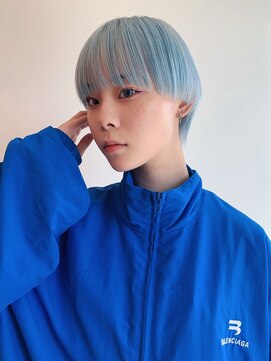 ペレ 原宿(PELE) ダブルカラー/ケアブリーチ/羽エクステ/原宿