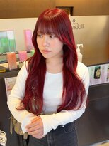 グランドール(Grandoll)&nbsp;艶感レッド×レイヤースタイル【小倉北区神岳】