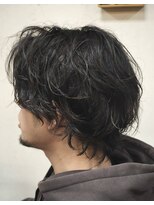トランクヘアデザイン 大宮(TRUNK hair design)&nbsp;ミディアムウルフ×ニュアンスパーマ