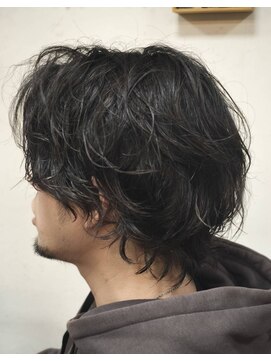 トランクヘアデザイン 大宮(TRUNK hair design) ミディアムウルフ×ニュアンスパーマ