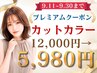 【プレミアムクーポン】カット＋カラー＋TR    先着100名限定