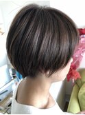 可愛い感じのマッシュショート♪