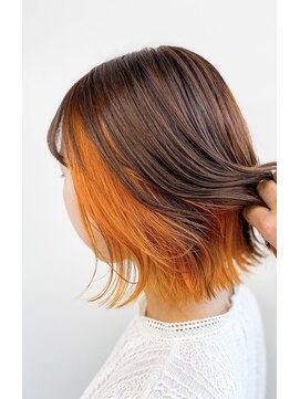 エイト 池袋店(EIGHT ikebukuro) 【EIGHT 池袋】ボブ×オレンジ×インナーカラー