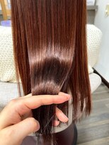 ベルシュヴー(belles cheveux) 髪質改善ロングアプリコットピンク！