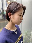 「NUDE」# 20代30代40代 ミニボブ 前下りボブ フレンチボブ