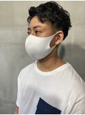 メンズショートパーマ