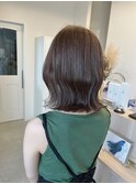 透明感グレージュ