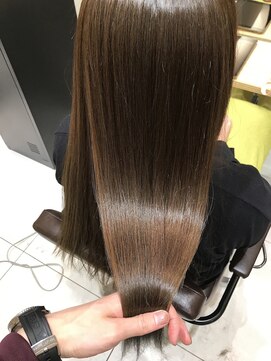 アニュー 北浦和店(ANEW) 《髪質改善》透明感・柔らかカラー×髪質改善