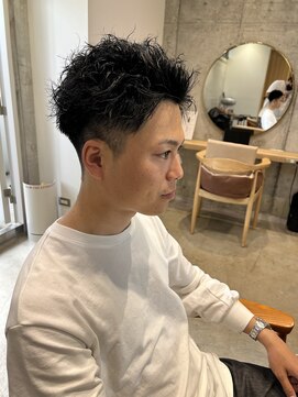 ガーデン オオタカノモリ(garden otakanomori) スパイキーショート/ニュアンスパーマ/流山おおたかの森/u24