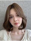 ミルクティーベージュダブルカラーインナーカラーケアブリーチ