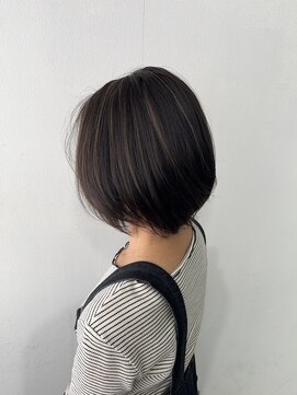 アオアクア バイ グルグル 小岩店(ao akua by GULGUL) .natural highlight×short style.