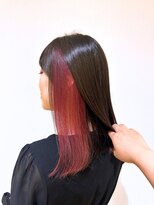 アッシュ 町田駅前通り店(Ash) ピンクインナーカラー×ロング