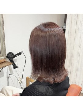 ヘアメイク アンフィ(amphi) 艶髪ローズカラー..~**.