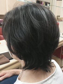 ヘアークリアー 春日部 大人可愛いミセスショートカット/ふんわり/30代40代50代/春日部