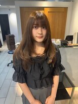 テトラ バイ ネオリーブ 横浜西口店(tetra by neolive)&nbsp;ブリーチなしワンカラー　透明感オリーブベージュ