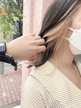 イルウィ(irwi) 【デザインカラー】ホワイトベージュインナーカラー