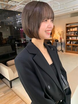 アッド バイ ケーツー(add by K-two) ナチュラルボブ/くすみブラウン