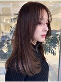 ハイライトバレイヤージュダブルカラーケアブリーチ20代30代