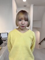 ミーム 原宿 表参道(meme)&nbsp;ダブルカラーハイトーンカラーケアブリーチインナーカラー#原宿