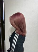 透明感のある韓国風ヘアカラー