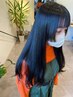 【髪質改善◎】前髪ストレ-ト＋カット＋プレミ-クトリートメント￥9.500