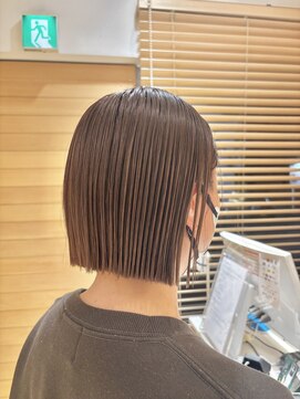 オーガニックエコ 川越(organic+eco) 20代/30代/40代/大人美髪/小顔カット/ワンレンボブ/ベージュ