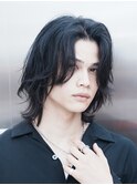 渋谷メンズボブウルフ緩めスパイラルパーマニュアンスパーマ