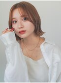 ワンカラーボブ【20代/30代/イルミナカラー/縮毛矯正/髪質改善】