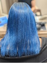 アース 菊名店(HAIR&MAKE EARTH)&nbsp;青カラー