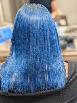 アース 菊名店(HAIR&MAKE EARTH) 青カラー