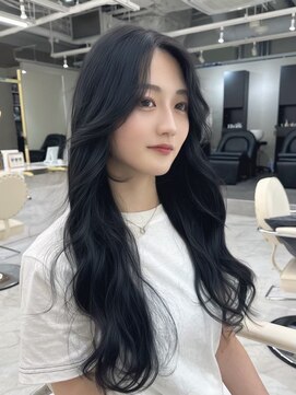 シェノン サントル(CHAINON CENTRE) 梅田/黒髪/クラゲヘアー/オリーブグレー/小顔/ココアベージュ