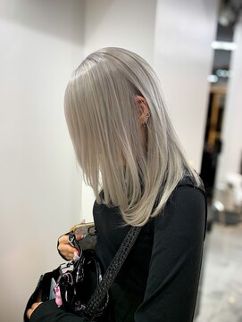 ラピス 渋谷本店(Lapis) 色落ちブロンド！～シルバーホワイト～
