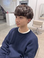 シアー(siar)&nbsp;ニュアンスパーマ　ナチュラルブラウン　マッシュパーマ