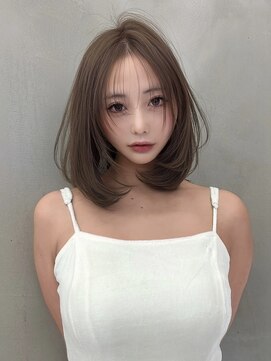ロンド ジュルード 名古屋(Lond jeloud) 学割U24 韓国風 ウルフ フェイスレイヤー 顔周り 前髪