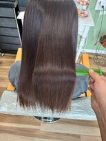 キズナ(kizuna)&nbsp;メテオの縮毛矯正×トリートメントで毛先までしなやかに…