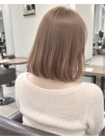 アッシュ 桜新町店(Ash)&nbsp;ミルクティーベージュボブ