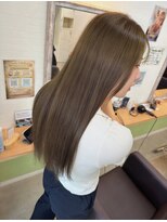 オリビアヘアー(OLIVIA HAIR)&nbsp;学生カラー☆ブリーチなしヘーゼルベージュ