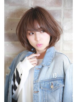 クロワ(croix) 【croix】クールマッシュボブ×切りっぱなしボブ