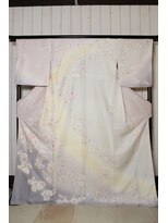 ルナクレセント (Luna crescent) 白着物-４　￥34500～(着付料込み)